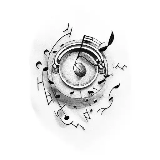 Bandaid With Music Note