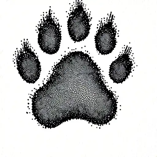 Film Photo Cat Paw Print