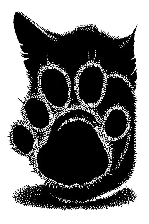 Cat Paw In Film Camera