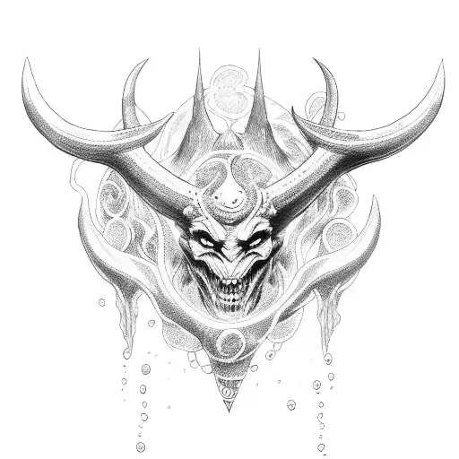 Demon Horns Under Water