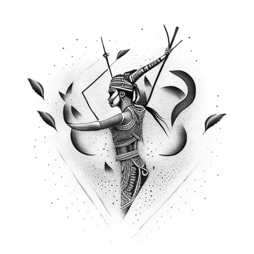 Tribal Dancer With Quote