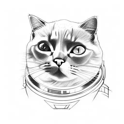 Cat With Astronaut