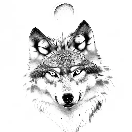 Wolf Chain Howling Realistic