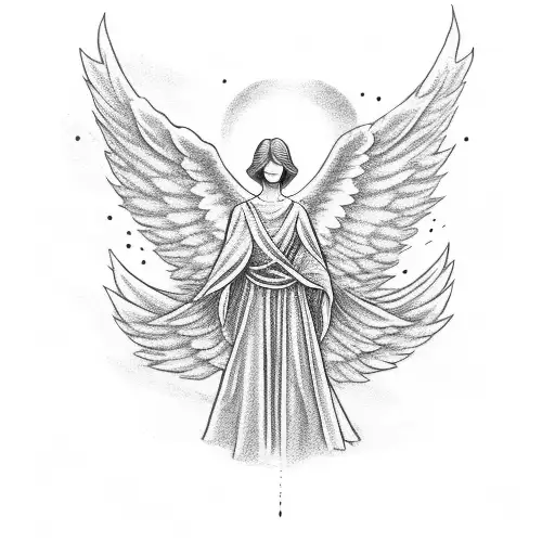 Angel That Rises To Heavens While He Saves Everyone