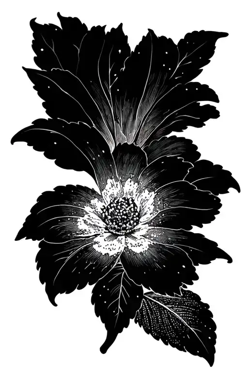 Lys Flower In The Background