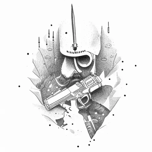 Mountaineer With Gun