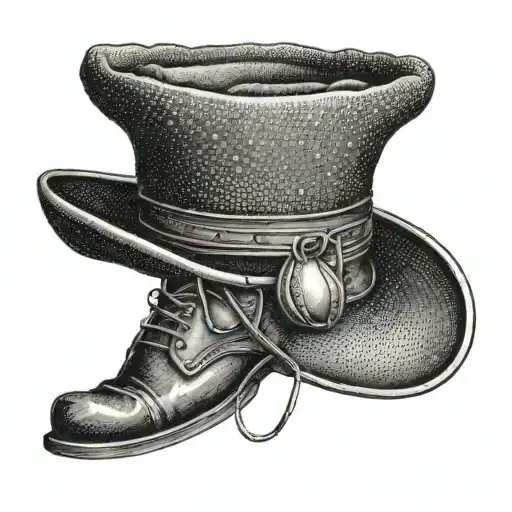 Combine The Ruggedness Of Rugby With The Charm Of A Cowboy Hat In A Dotwork
