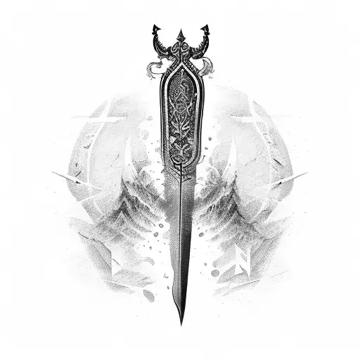 Sword That Ends In A Calligraphy Pen