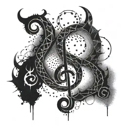 Black Metal Music Symbols Incorporated