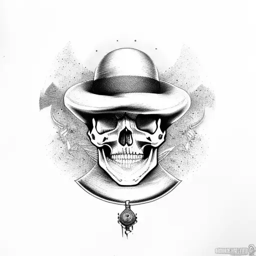 Skull With Khabib Hat