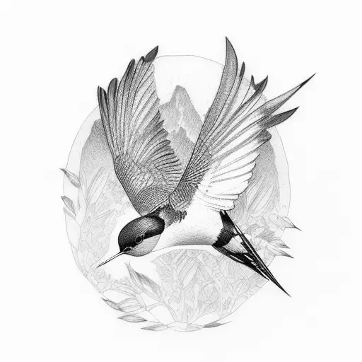 Swallow Bird Mountin