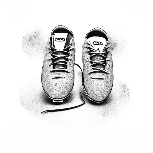 Football Boots Kick A Ball