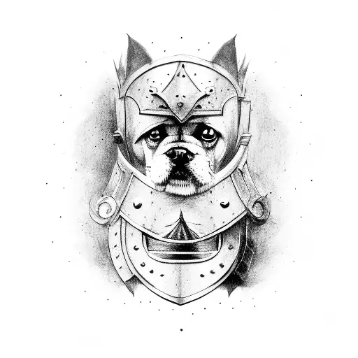 Dog With Armor