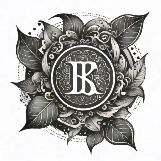 Create A Financial-themed Tattoo With A Bozkurt Symbol Hidden Within The Design