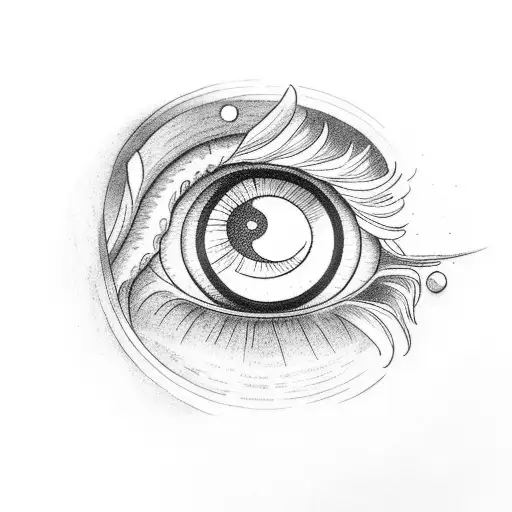 Eye With A Moon Inside