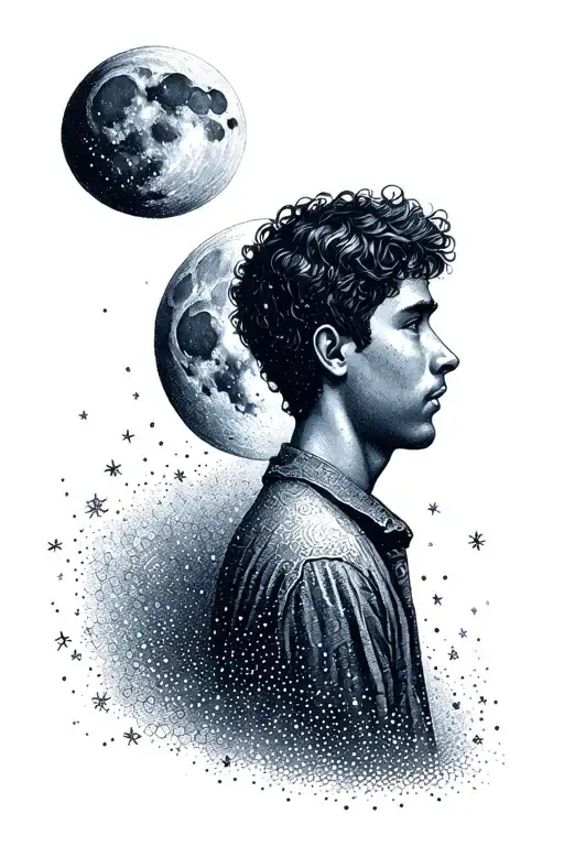 Father And Son To The Moon And Back