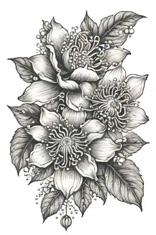 Peony Passion Flower Lily Of The Valley