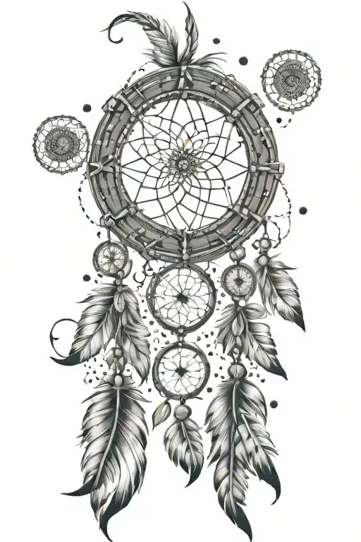 Dreamcatcher With 5 Elements