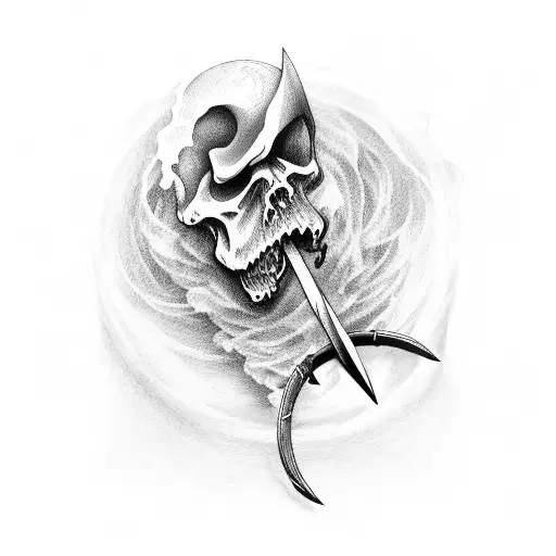 Grim Reaper With Scythe