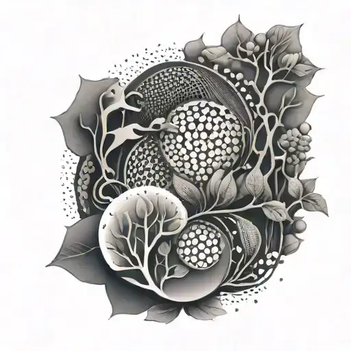 An Abstract Tattoo Design Inspired By Sculpting Techniques And The Organic Shapes Found In Nature