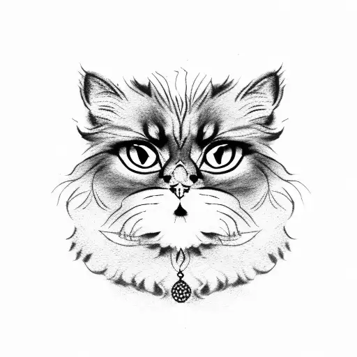 Two Headed Persian Cat