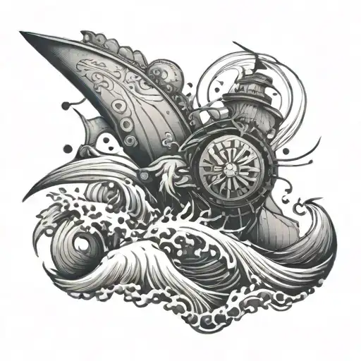 Waves And Sea Warrior