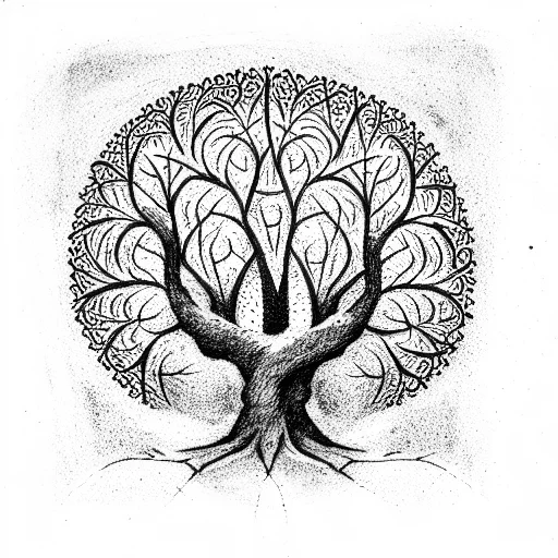 Tree Growing Out Of Grave