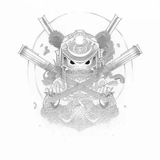 Japanese Style With Katana