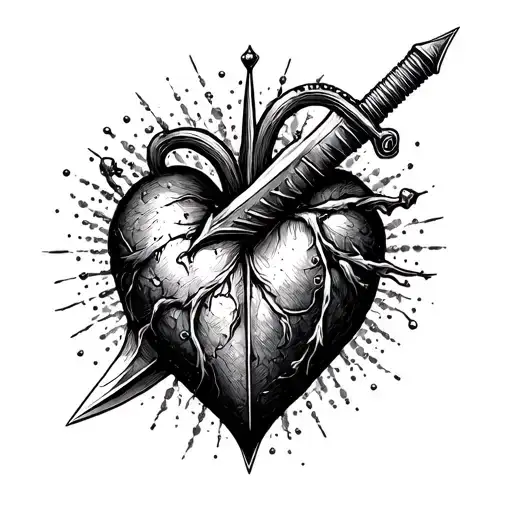 A Heart With A Dagger
