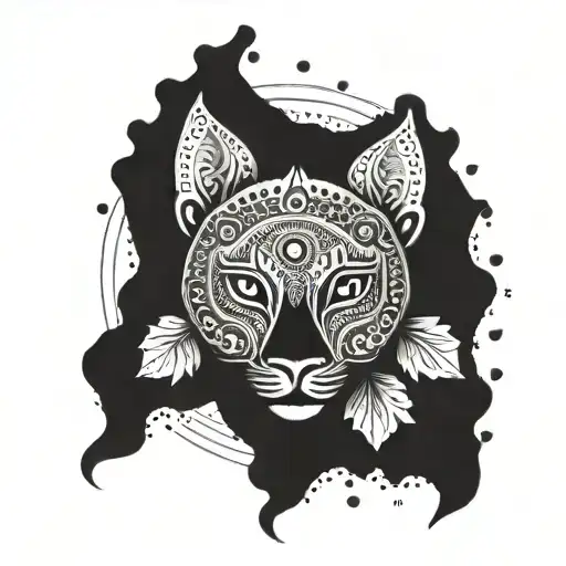 Incorporate Elements Of Indian Mandalas With Maa Kaali's Fierce Expression