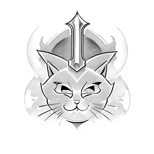 Top Cat With Punisher Logo