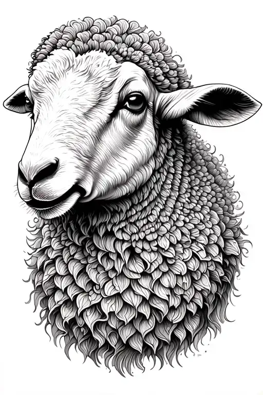 Compass Sheep Head
