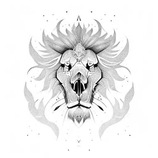 Skull Bull Lion
