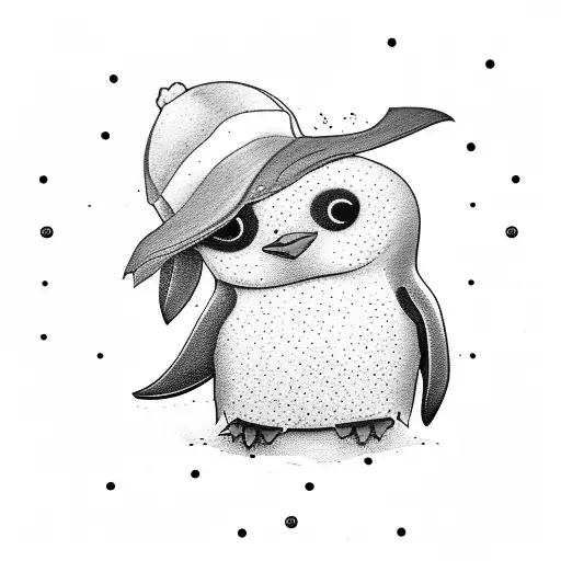 Cute Penguin With Glock