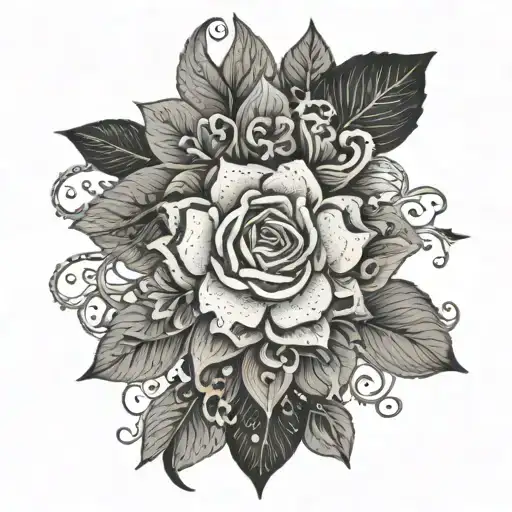 Incorporate The Names Of Your Children Into The Design Of A Traditional Italian Floral Pattern