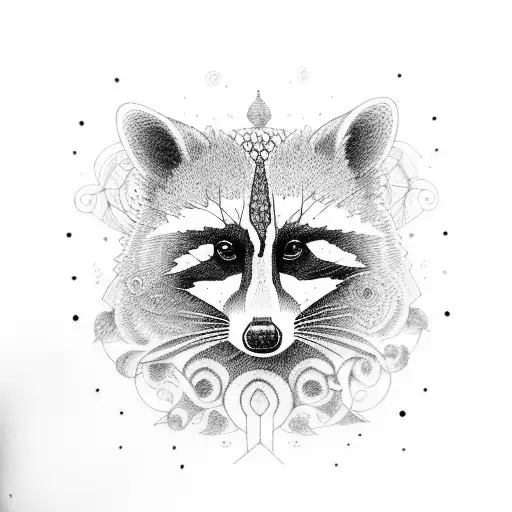 Psychedelic Racoon