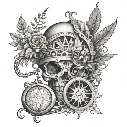 Create A Tattoo Design That Combines Elements Of Elden Ring With A Culinary Theme