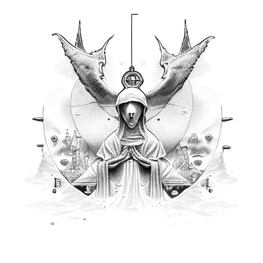 Holy Mary In Oversized Sweater