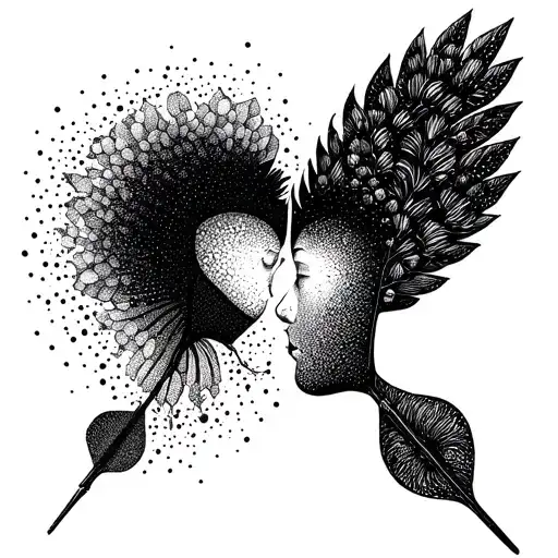 Dart Merging Together Symbolizing The Client's Love