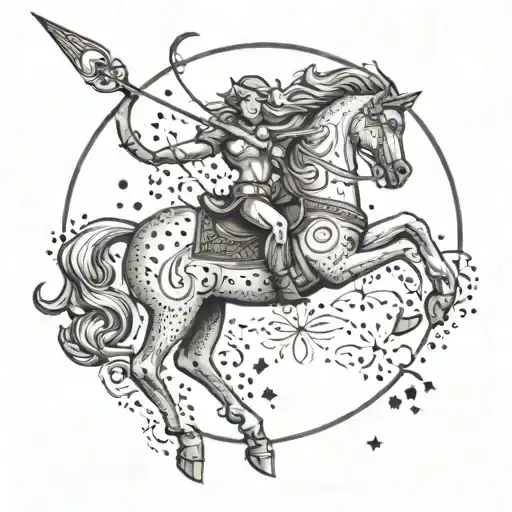 Sagittarius With Love And Power Like God