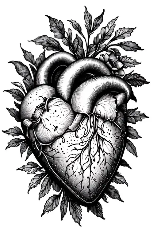 Heart With Birth Flower