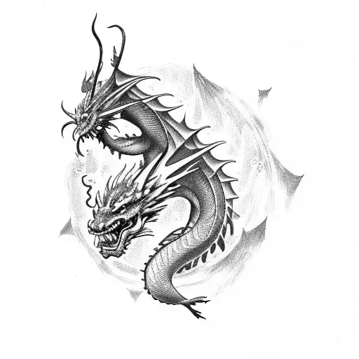 Dragon With Key