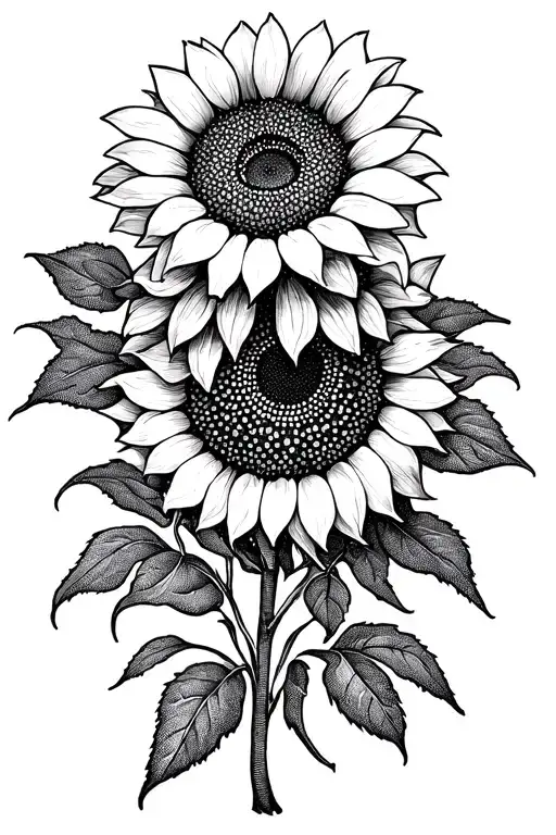 Sunflower And Mandela Style Mixed