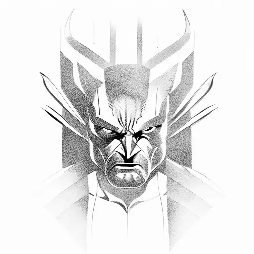 Wolverine Minimalist Marvel Style