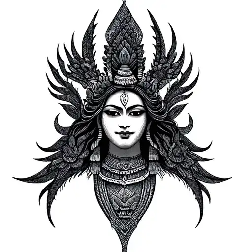 Nyai Indonesia God Symbol In Alchemy