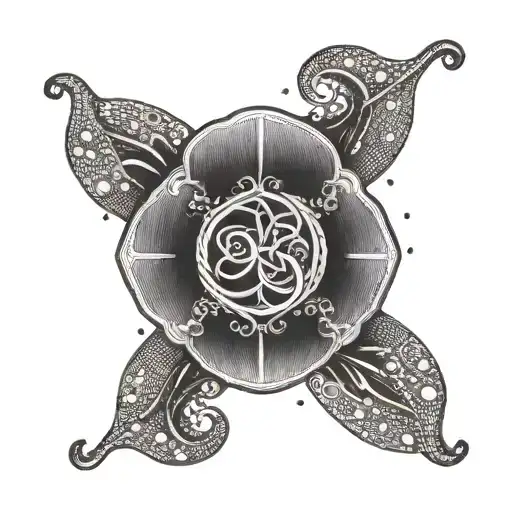 An Delicate Design Of A Submissive Wife Symbol Representing Strength In Vulnerability