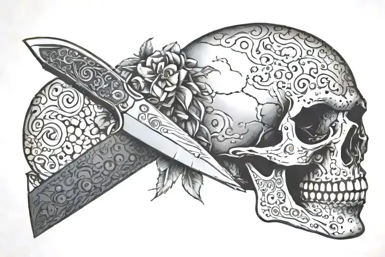 Knife In Skull