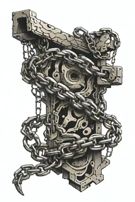 Trap With Broken Chain Wrapped