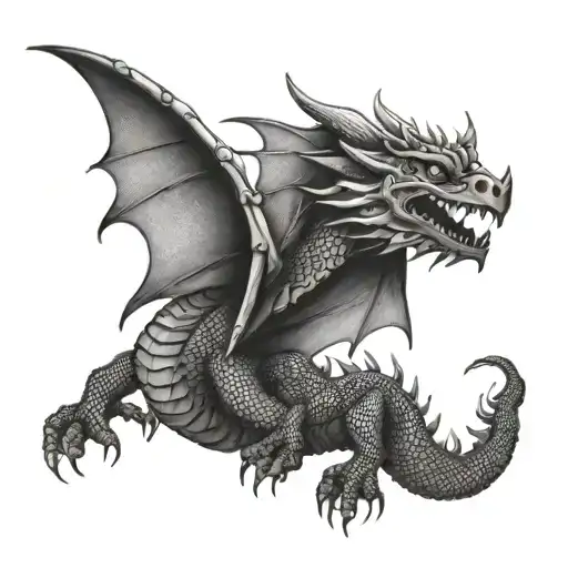 Simple Flying Dragon