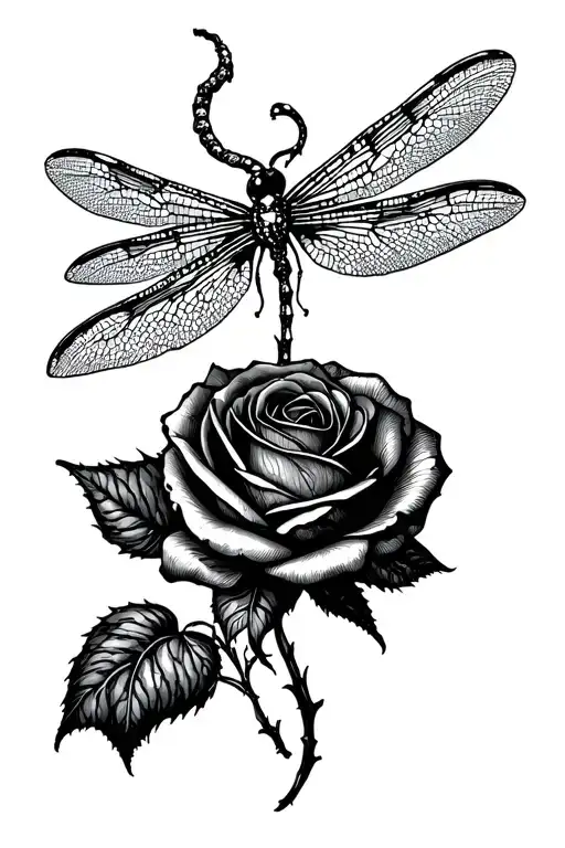Lady Gaga Fire Rose Used As The Dragonfly's Wings